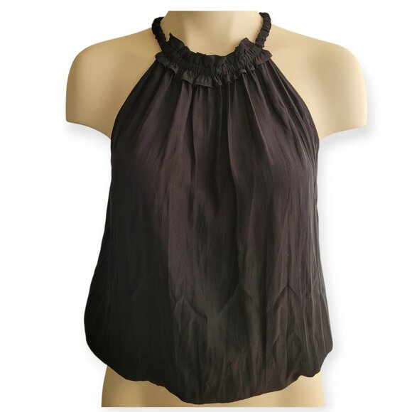 Ramy Brook Black Sleeveless Balloon Hem Blouse S - Picture 2 of 12